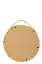 Wandspiegel Jordan, rond, naturel - Tuincentrum Lopik