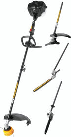 B33 PS+ 4-in-1 Benzine Bosmaaier Kit (Bosmaaier, Grastrimmer, Heggenschaar en Kettingzaag)