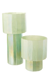 J-LINE VASE ANN GLASS GREEN