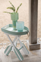 J-LINE WINDLICHT ANN GLAS BLAUW - Tuincentrum Lopik