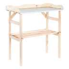 Houten Oppottafel - 78 X 37 X 82 Cm