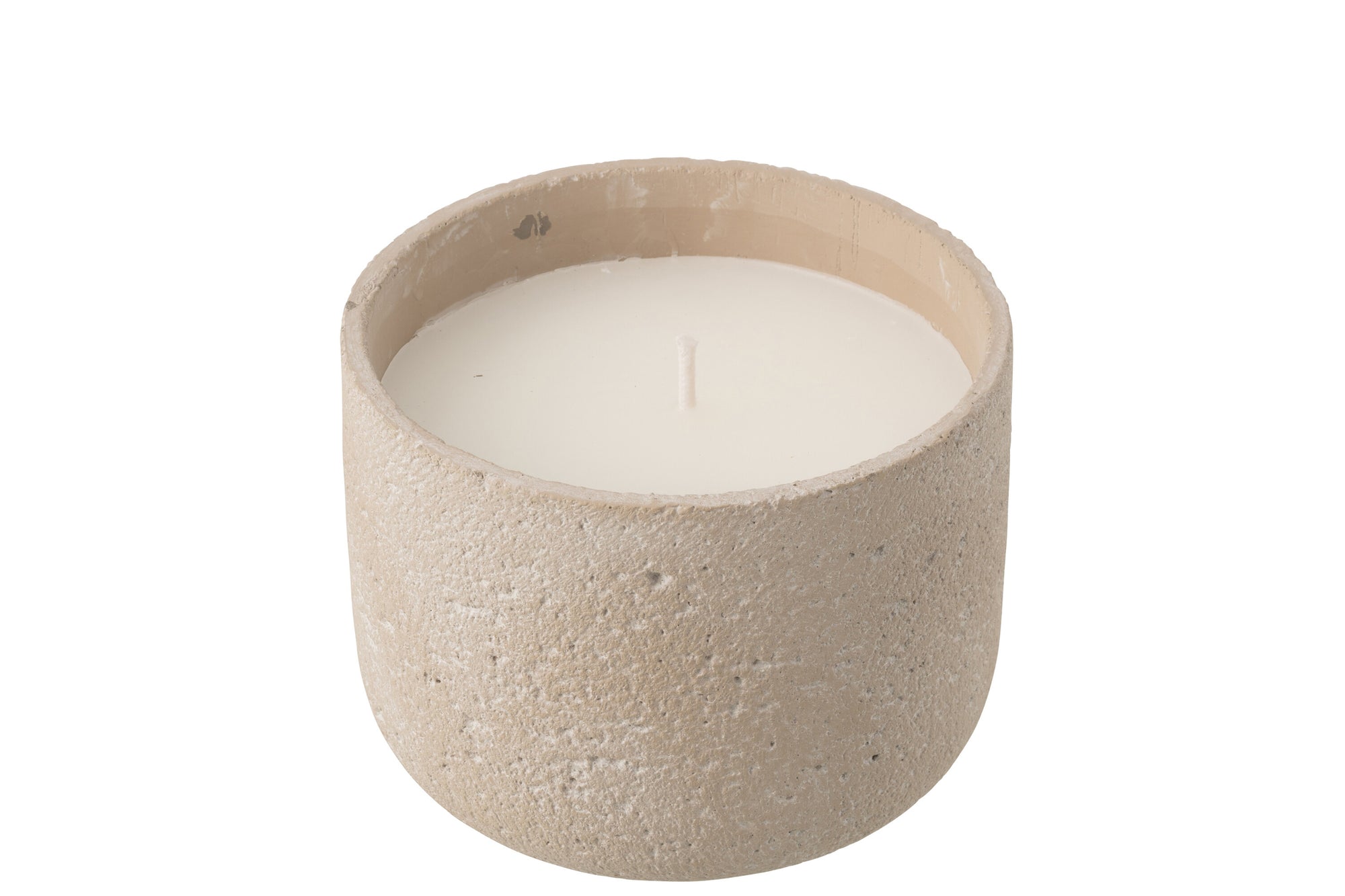 J-LINE OUTDOOR KAARS ROND LICHT BEIGE GROOT 47U - Tuincentrum Lopik