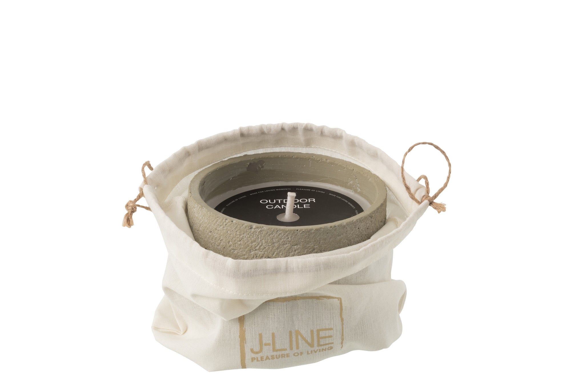 J-LINE OUTDOOR KAARS ROND LICHTGROEN KLEIN 16U - Tuincentrum Lopik
