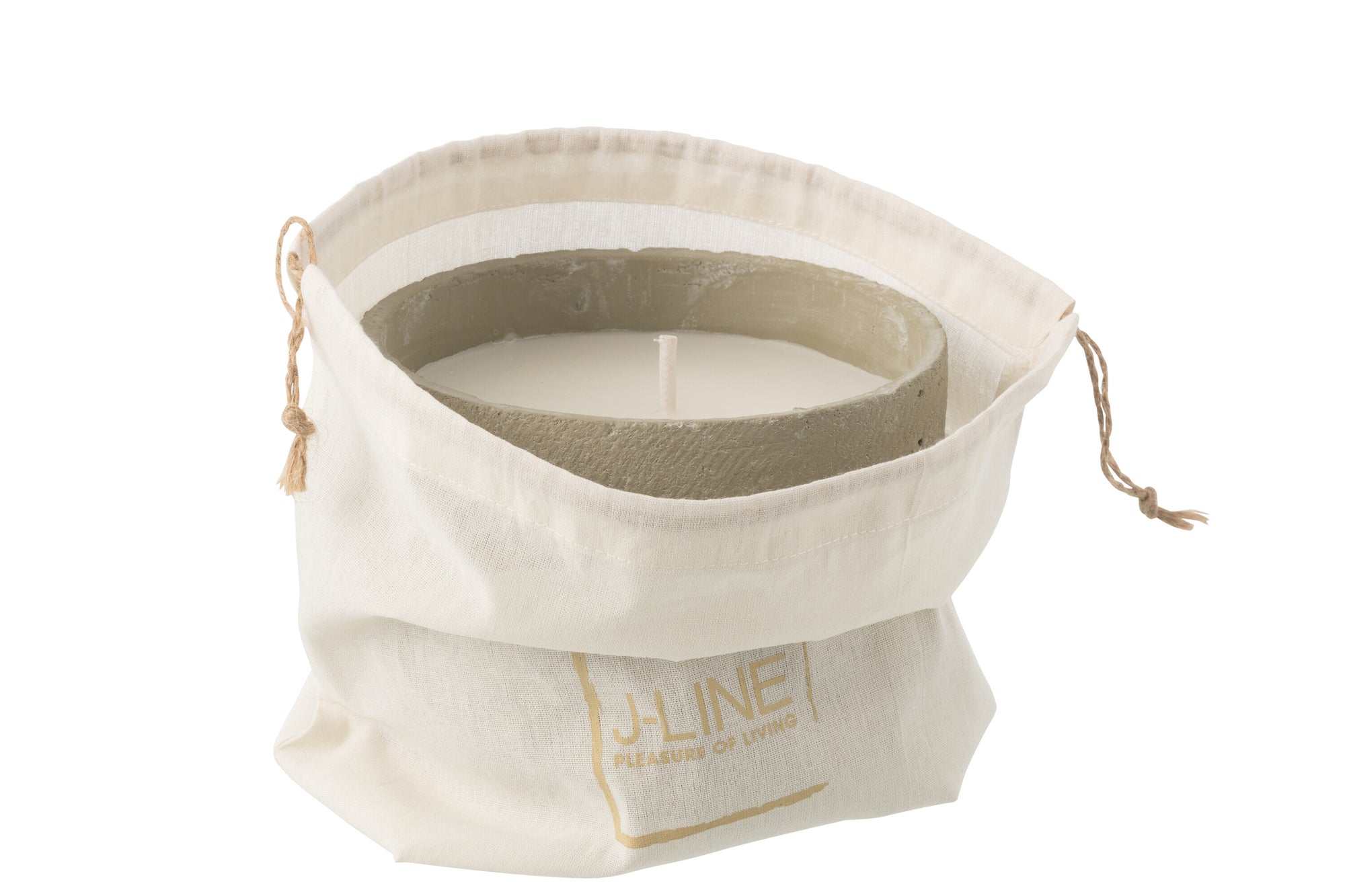 J-LINE OUTDOOR KAARS ROND LICHTGROEN MEDIUM 31U - Tuincentrum Lopik