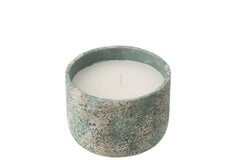 J-LINE OUTDOOR KAARS ROND TURQUOISE MEDIUM 31U - Tuincentrum Lopik