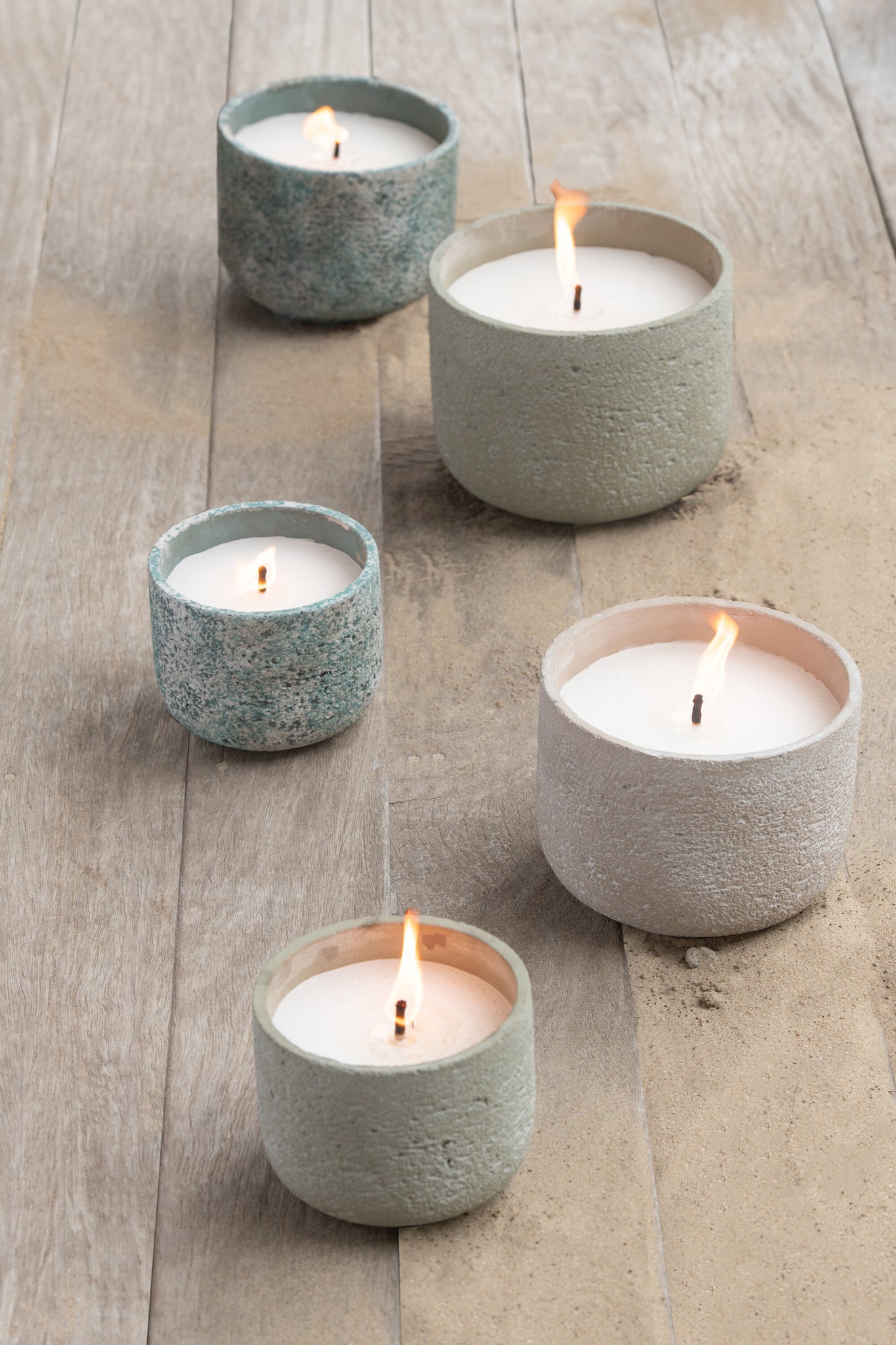 J-LINE OUTDOOR KAARS ROND TURQUOISE MEDIUM 31U - Tuincentrum Lopik