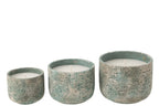 J-LINE OUTDOOR KAARS ROND TURQUOISE GROOT 47U - Tuincentrum Lopik