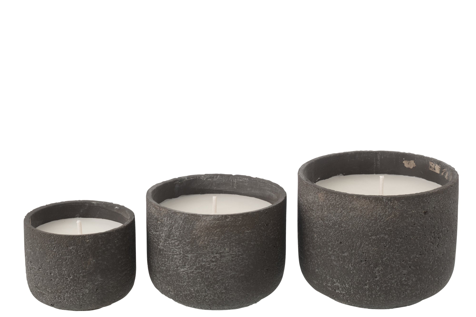 J-LINE OUTDOOR KAARS ROND DONKERGRIJS GROOT 47U - Tuincentrum Lopik