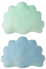 J-LINE KINDERKUSSEN POLYESTER LICHTBLAUW/MINTGROEN SET VAN 2 - Tuincentrum Lopik