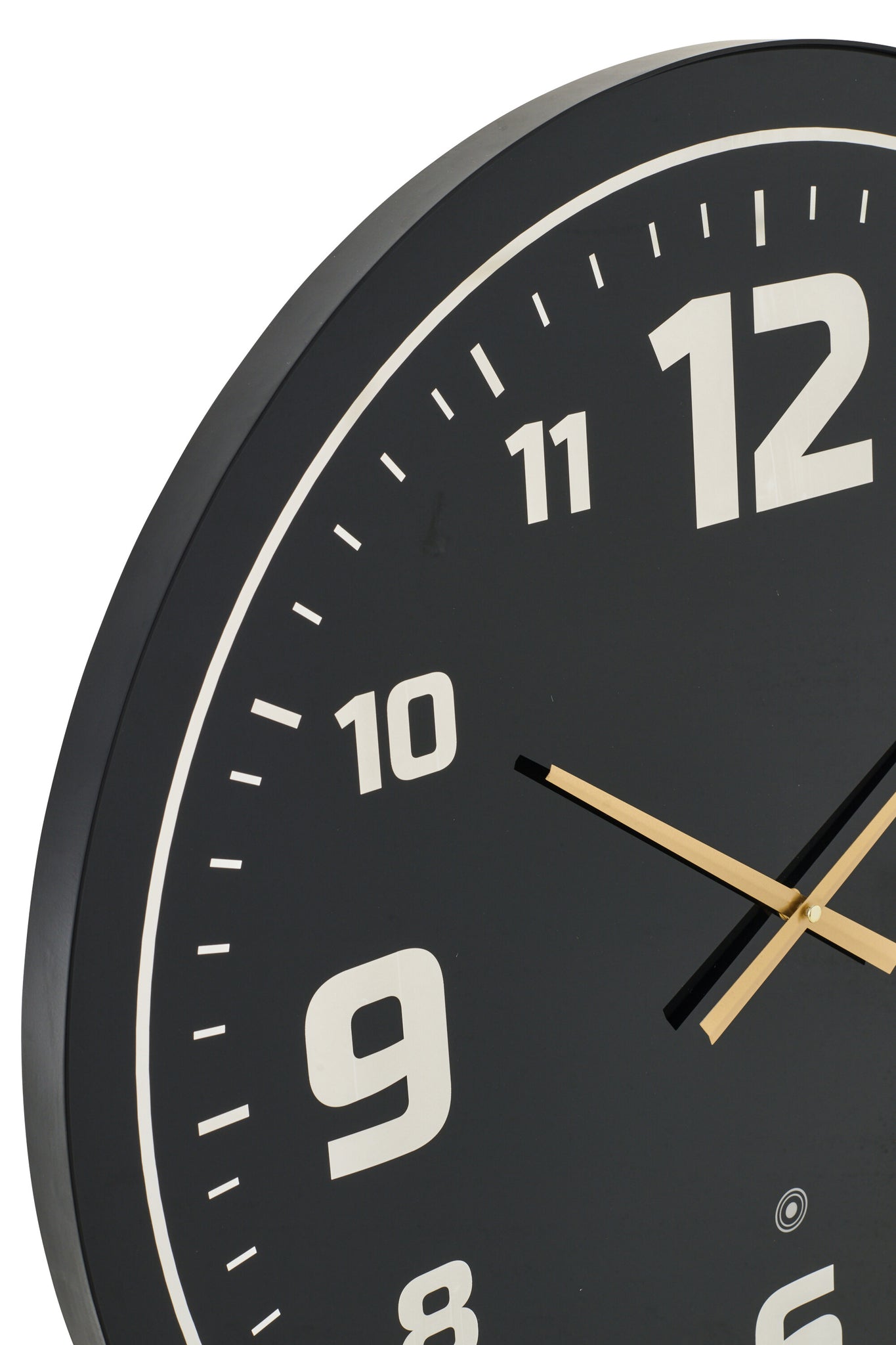 J-LINE WALL CLOCK LED YELLOW LIGHT GLASS BLACK - Tuincentrum Lopik