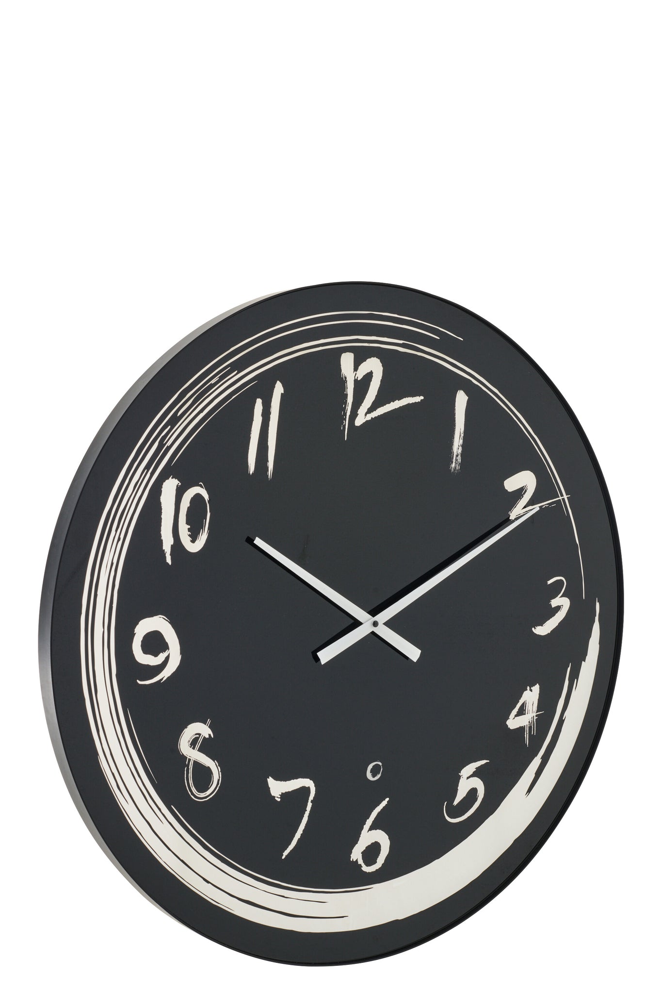 J-LINE WALL CLOCK LED BLUE LIGHT GLASS BLACK - Tuincentrum Lopik