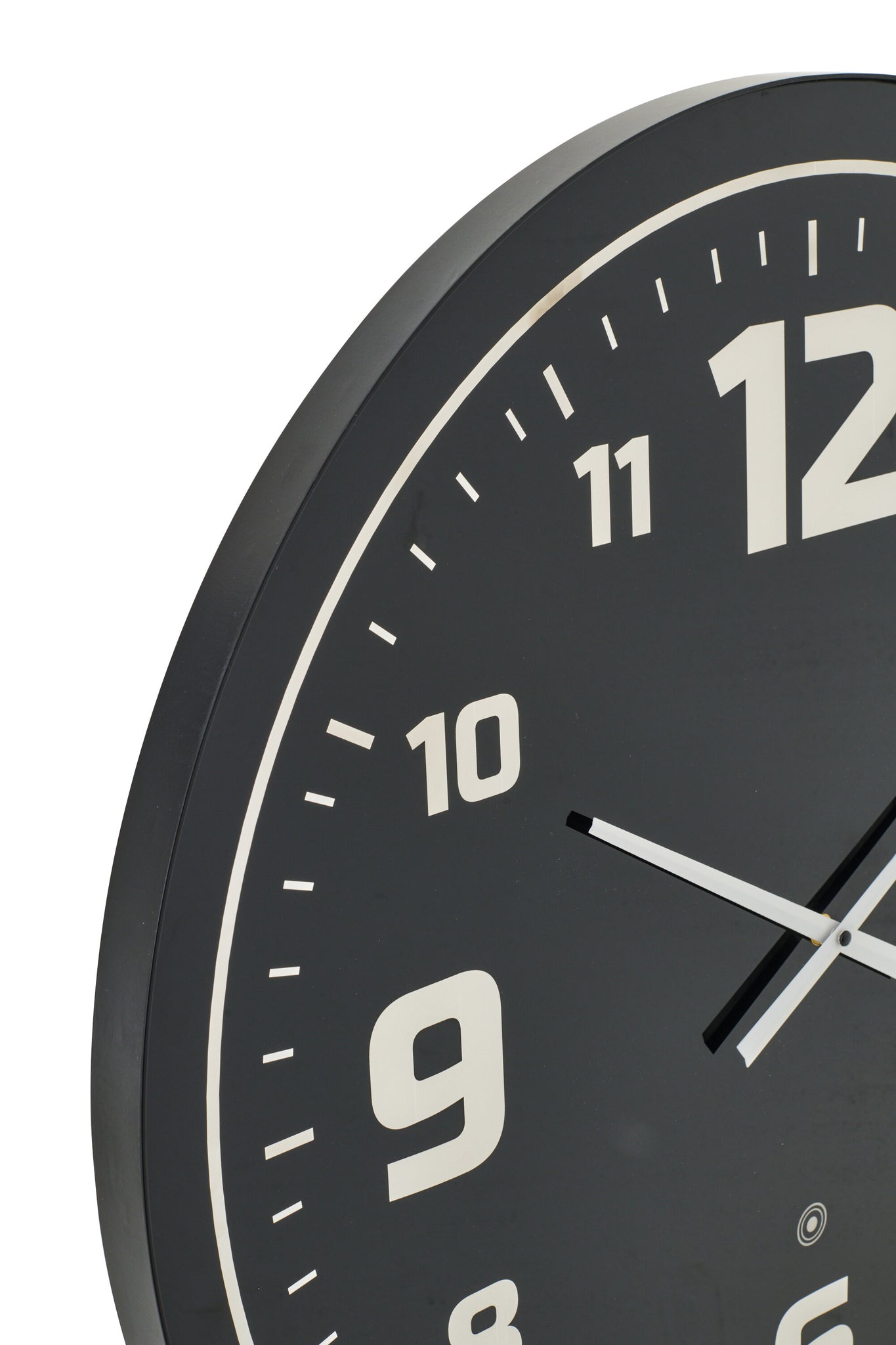 J-LINE WALL CLOCK LED BLUE LIGHT GLASS BLACK - Tuincentrum Lopik