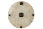 J-LINE WANDKLOK ROND MARMER BEIGE/ZWART - Tuincentrum Lopik