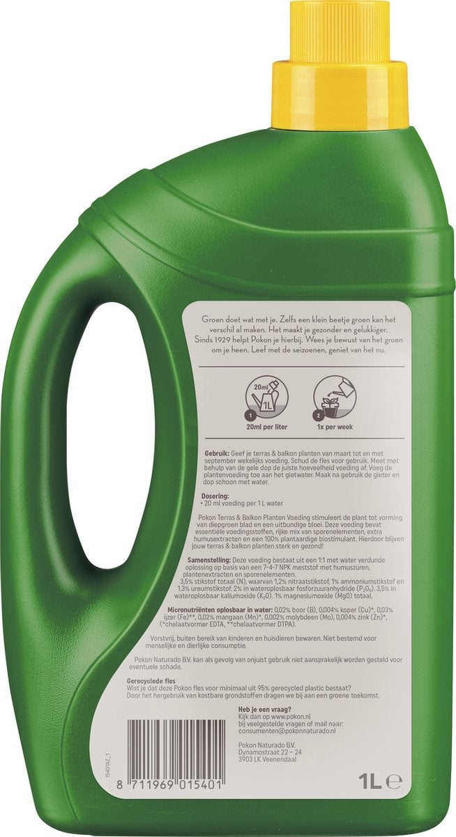 TERRAS & BALKON PLANTEN VOEDING 1 LITER