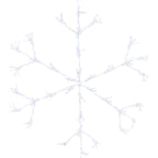 Sneeuwvlok 216Led - 60Cm - Warm Wit