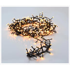 Micro Cluster 200 Led - 4M - Extra Warm Wit - Batterij - Lichtfuncties - Geheugen - Timer