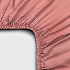 Tencel fitted sheet (90x200) terra rose - Tuincentrum Lopik