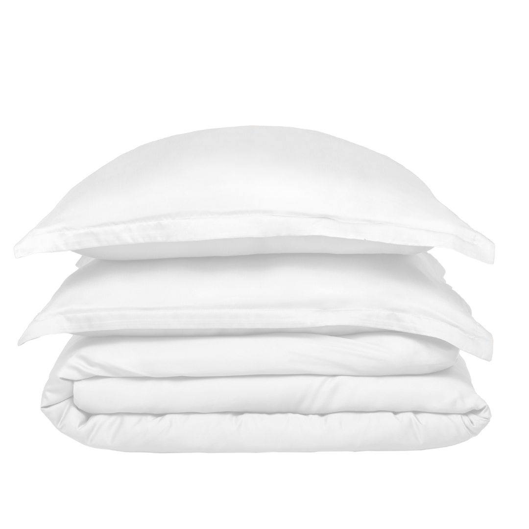 COCO & CICI 100% TENCEL BETTWÄSCHE-SET QUEEN 200X220CM + 2 KISSENBEZÜGE 60X70CM