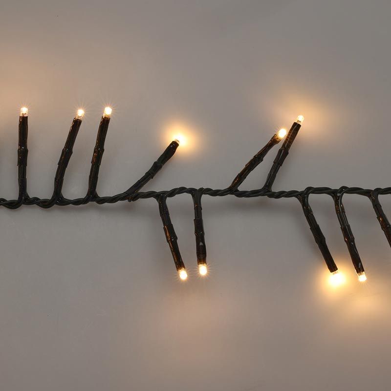 Maxi Cluster Kerstverlichting - 1000 Led - 15M - Warm Wit - Timer - Lichtfuncties - Geheugen - Buiten