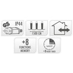 Maxi Cluster Kerstverlichting - 1000 Led - 15M - Extra Warm Wit - Timer - Lichtfuncties - Geheugen - Buiten