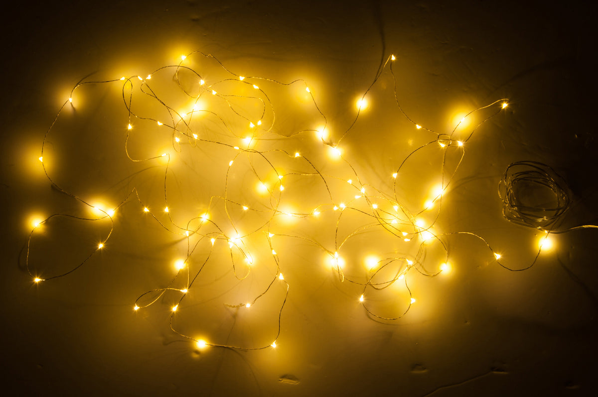 Christmas Lights Wire 9M Silver 90Led Warm White - Tuincentrum Lopik