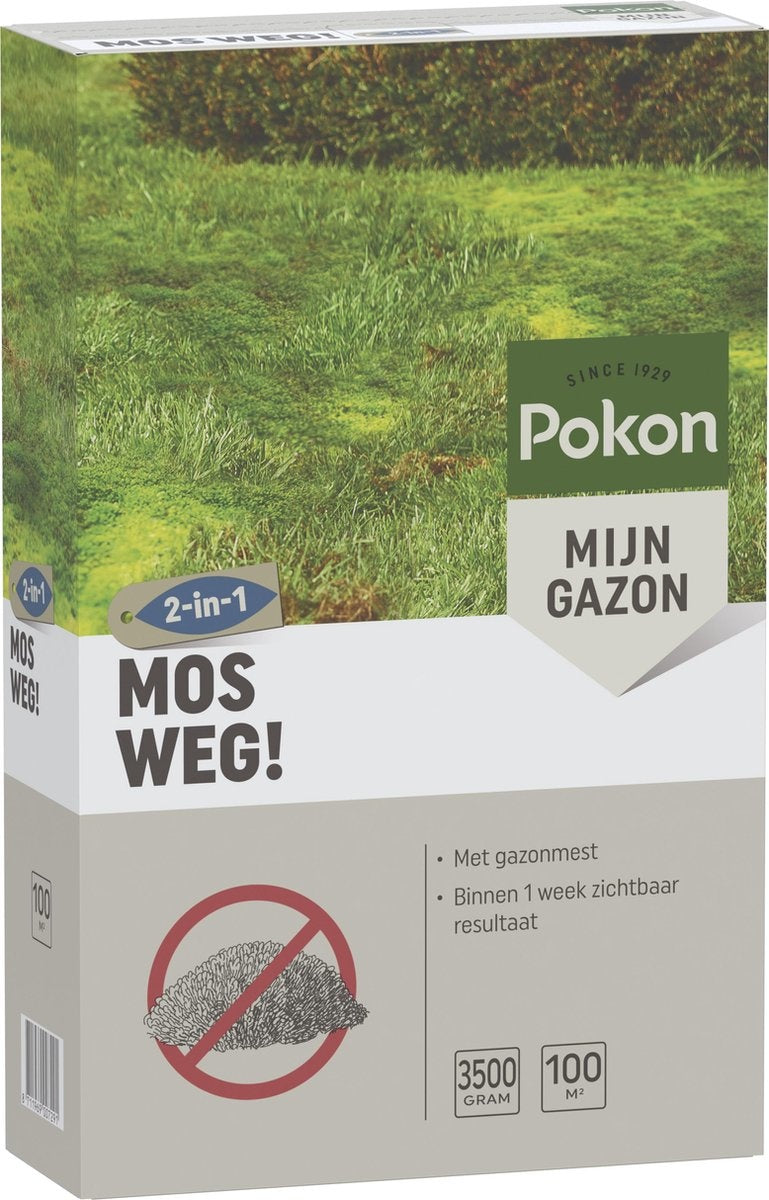  MOS WEG! 3500 GRAM 100M²