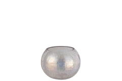 J-LINE HURRICANE LIGHT BALL CRAQUELURE GLAS PARELMOER EFFECT PAARS MEDIUM