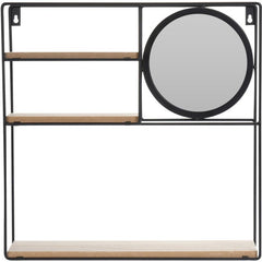 Wandrek Met Spiegel - 3 Planken