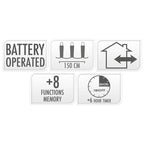 Clusterverlichting 192 Led -  1.4M - Two Tone Adorable - Batterij - Lichtfuncties - Geheugen - Timer