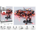 Kerstverlichting 120 Led- 9M - Rood - Timer - Lichtfuncties - Geheugen - Buiten
