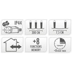 Kerstverlichting 180 Led- 13.5M - Three Tone Traditional - Timer - Lichtfuncties - Geheugen - Buiten
