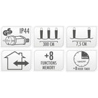 Kerstverlichting 120 Led- 9M - Three Tone Traditional - Timer - Lichtfuncties - Geheugen - Buiten