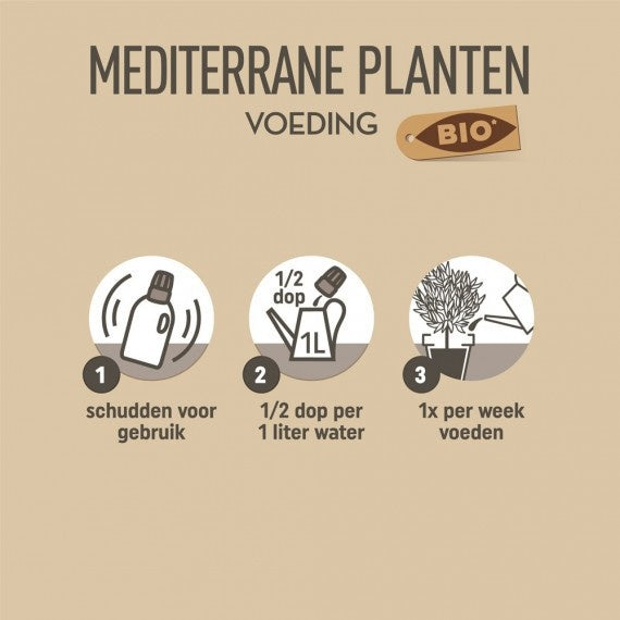  BIO MEDITERRANE PLANTEN VOEDING 500 ML