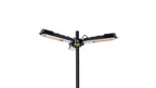 SUNRED BRIGHT PARASOL ZWART 2000 WATT
