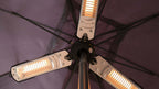 SUNRED BRIGHT PARASOL ZWART 2000 WATT
