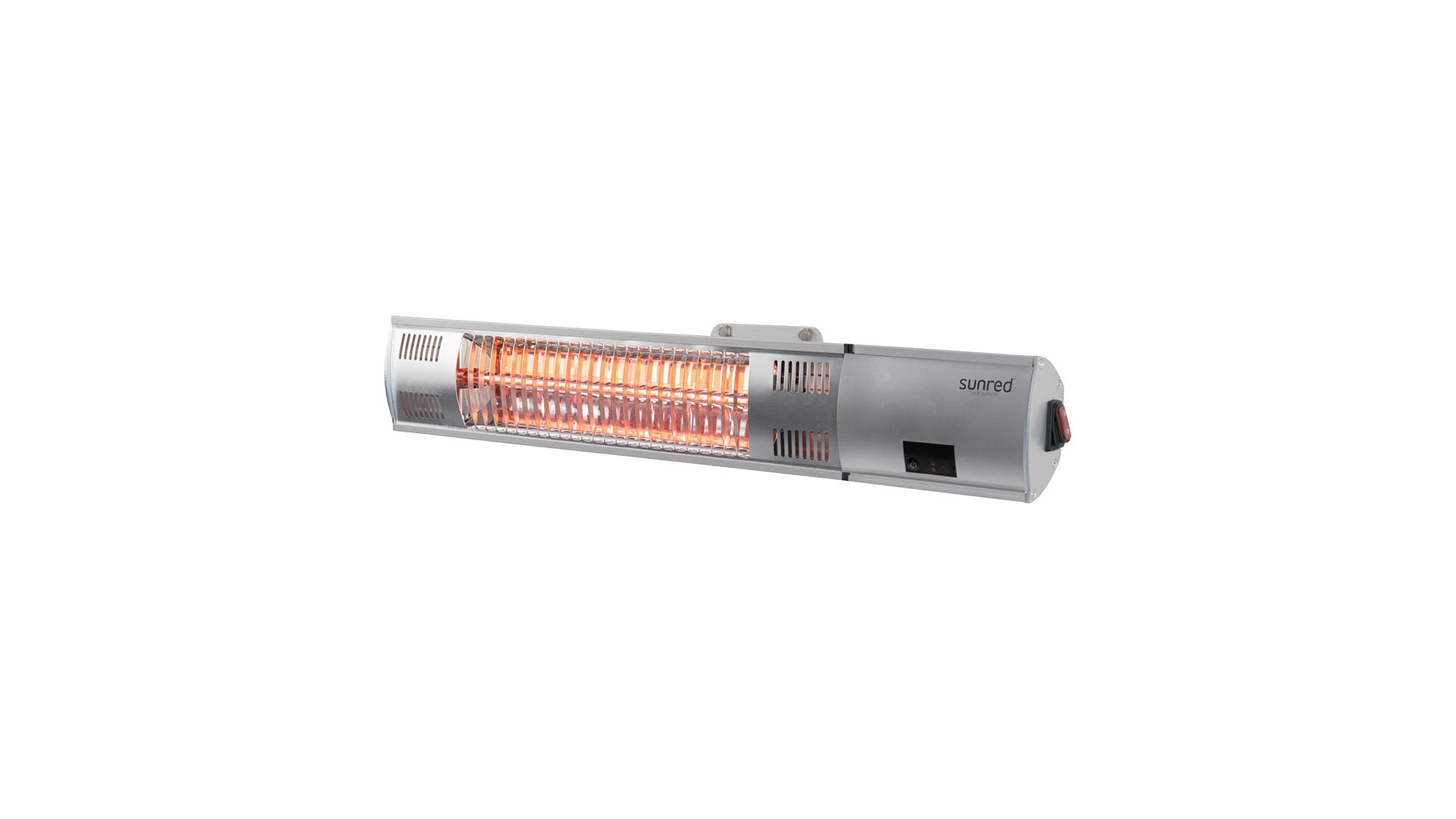 SUNRED ULTRA WANDMODEL TERRASVERWARMER ZILVER 2000W RD-SILVER-2000W