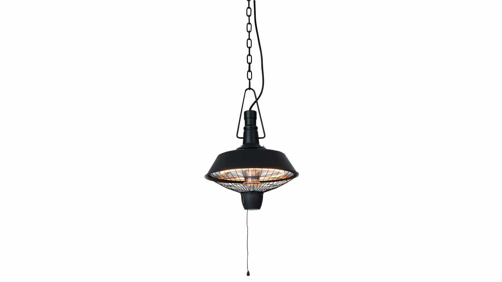 SUNRED INDUS BRIGHT HANGEND TERRASVERWARMER ZWART 2100W RSH16