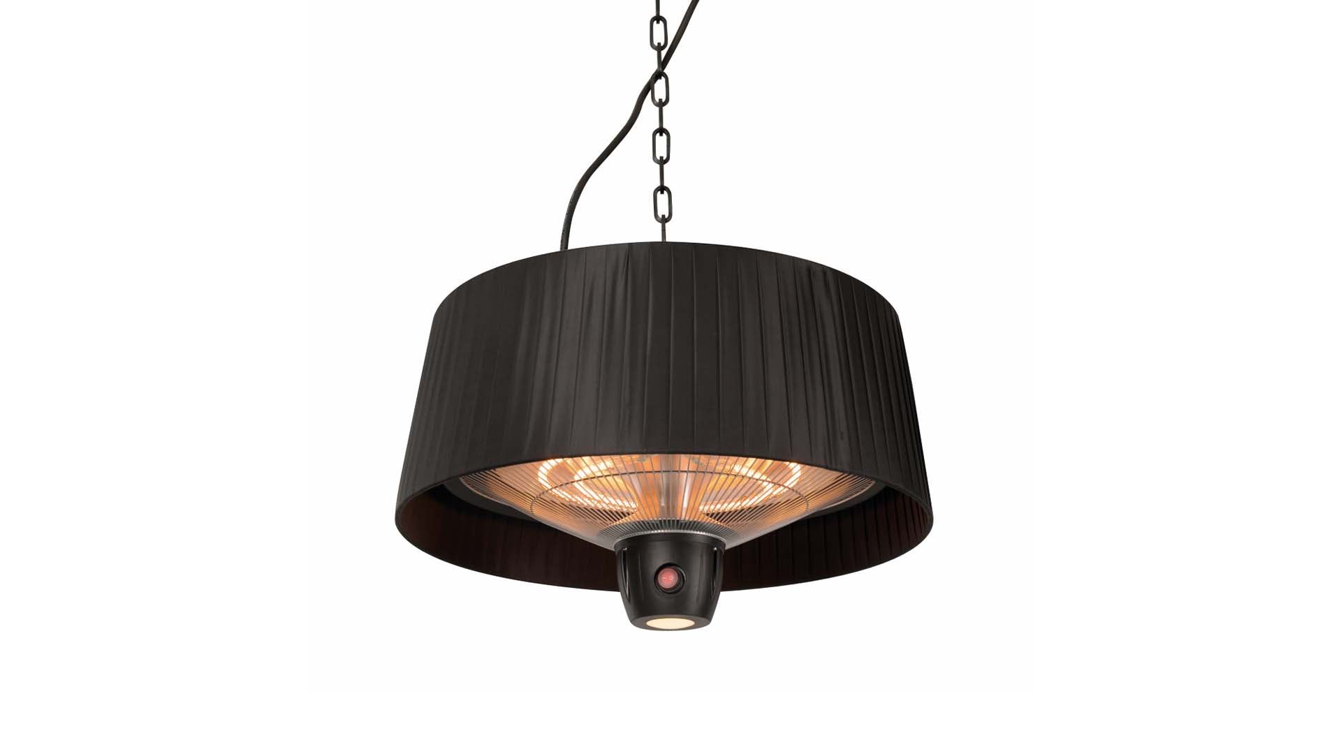 SUNRED COMPACT ARTIX BRIGHT HANGEND TERRASVERWARMER ZWART 1500W ARTIX C-HB