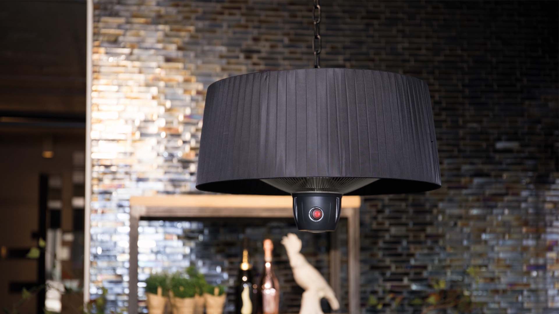 SUNRED COMPACT ARTIX BRIGHT HANGEND TERRASVERWARMER ZWART 1500W ARTIX C-HB
