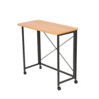 Ceruzo Wandtafel -  80X40X75 Cm - Inklapbaar Tafelblad - Zwart