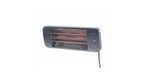 SUNRED LUGO QUARTZ WANDMODEL TERRASVERWARMER GRIJS 2000W LUG-2000W