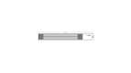 SUNRED DARK WANDMODEL ZWART 2000 WATT