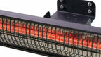 SUNRED DARK WANDMODEL ZWART 2000 WATT