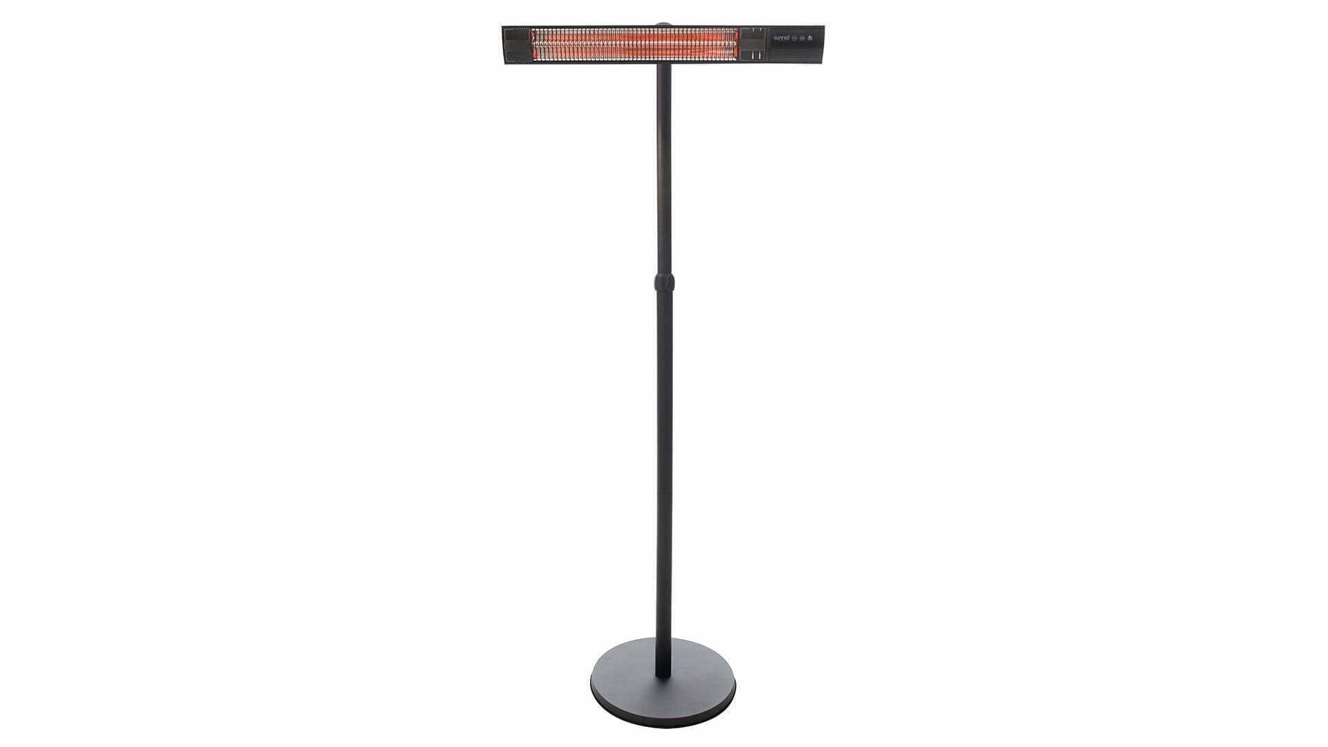 SUNRED DARK STAAND ZWART 2500 WATT