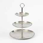 Ceruzo Etagere - 3 Laags - Rvs - D33 X H34 Cm