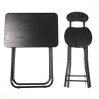Ceruzo Klaptafel Met Stoel - Zwart