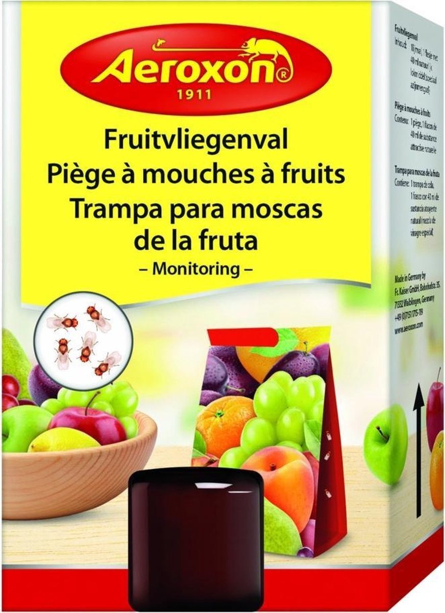 FRUITVLIEGENVAL MET LOKSTOF