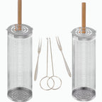 Ceruzo Grillmand - Set Van 2 - Rollend Grillrooster - 30 Cm