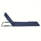 Ceruzo Strandmat - 2 Stuks - Donkerblauw - 145X47X40 Cm