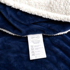Ceruzo Sherpa Fleece Deken - 150X200 Cm - Blauw